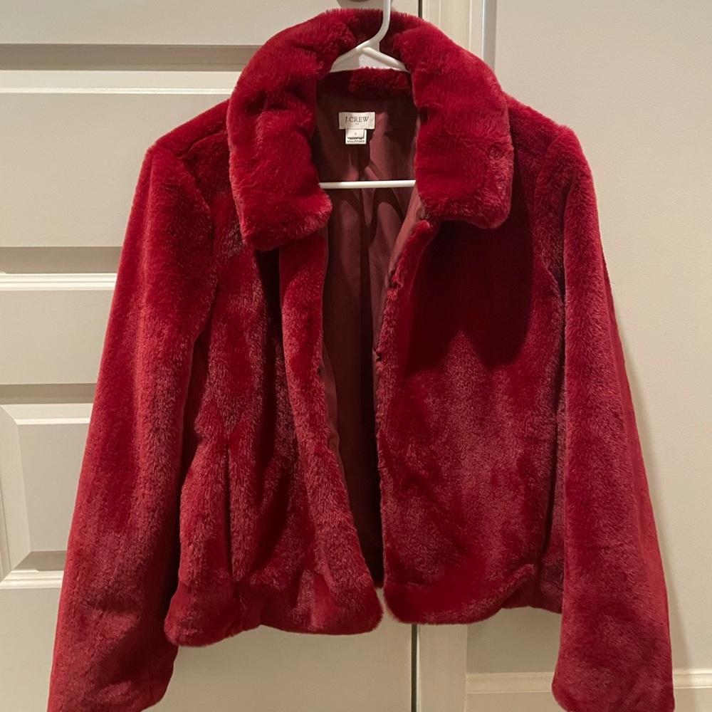 Jcrew Fur Jacket